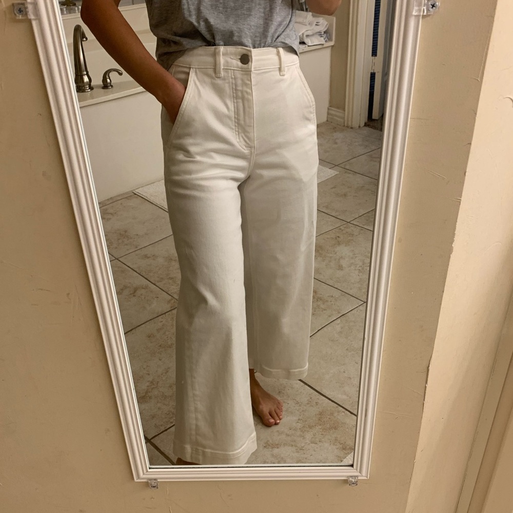 Everlane White Jean